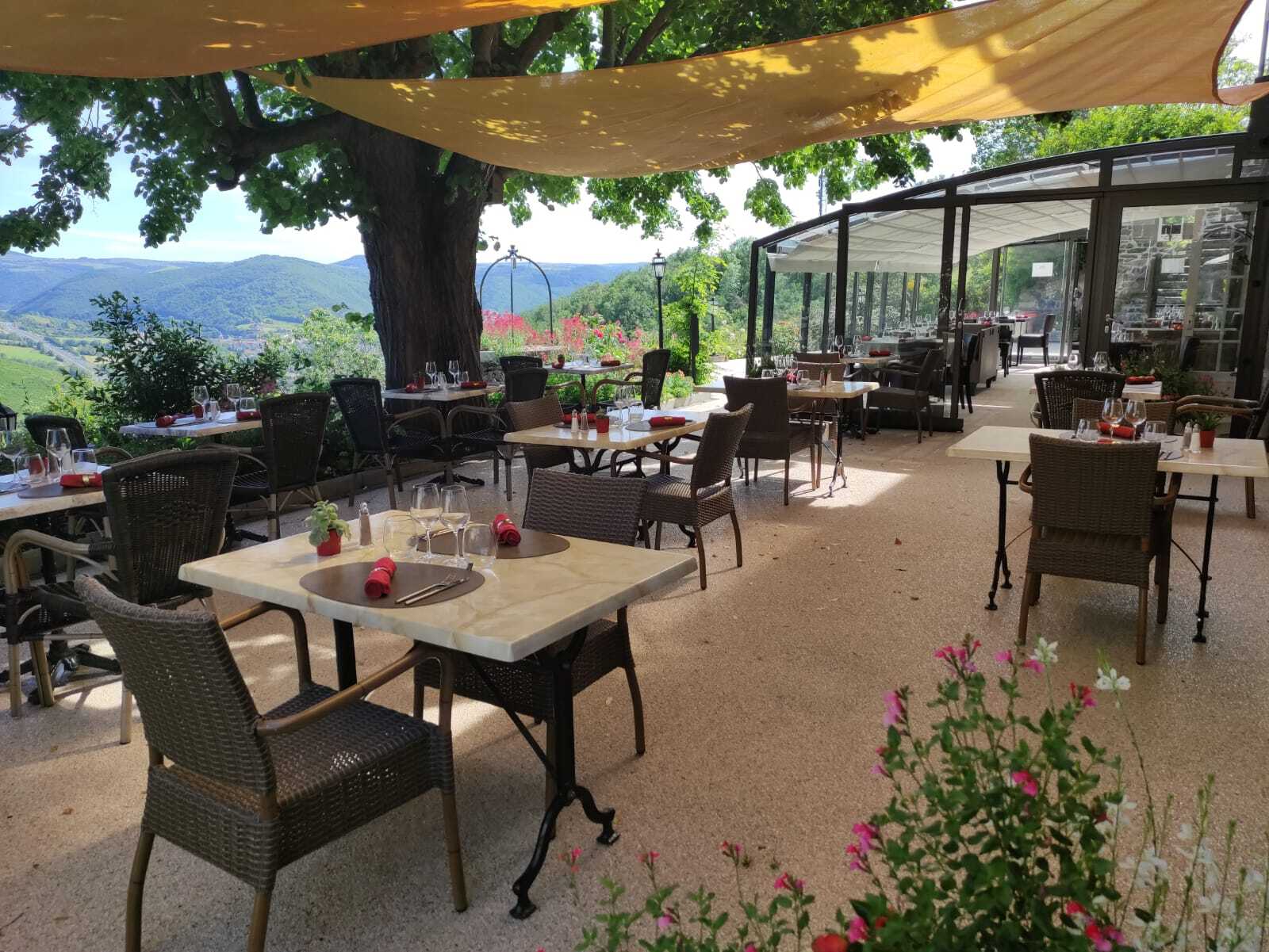 Terrasse du restaurant